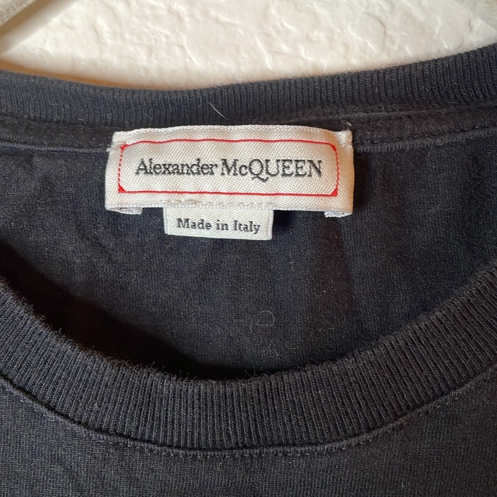 Alexander McQueen Black Graphic Tee - Picture 7 of 10